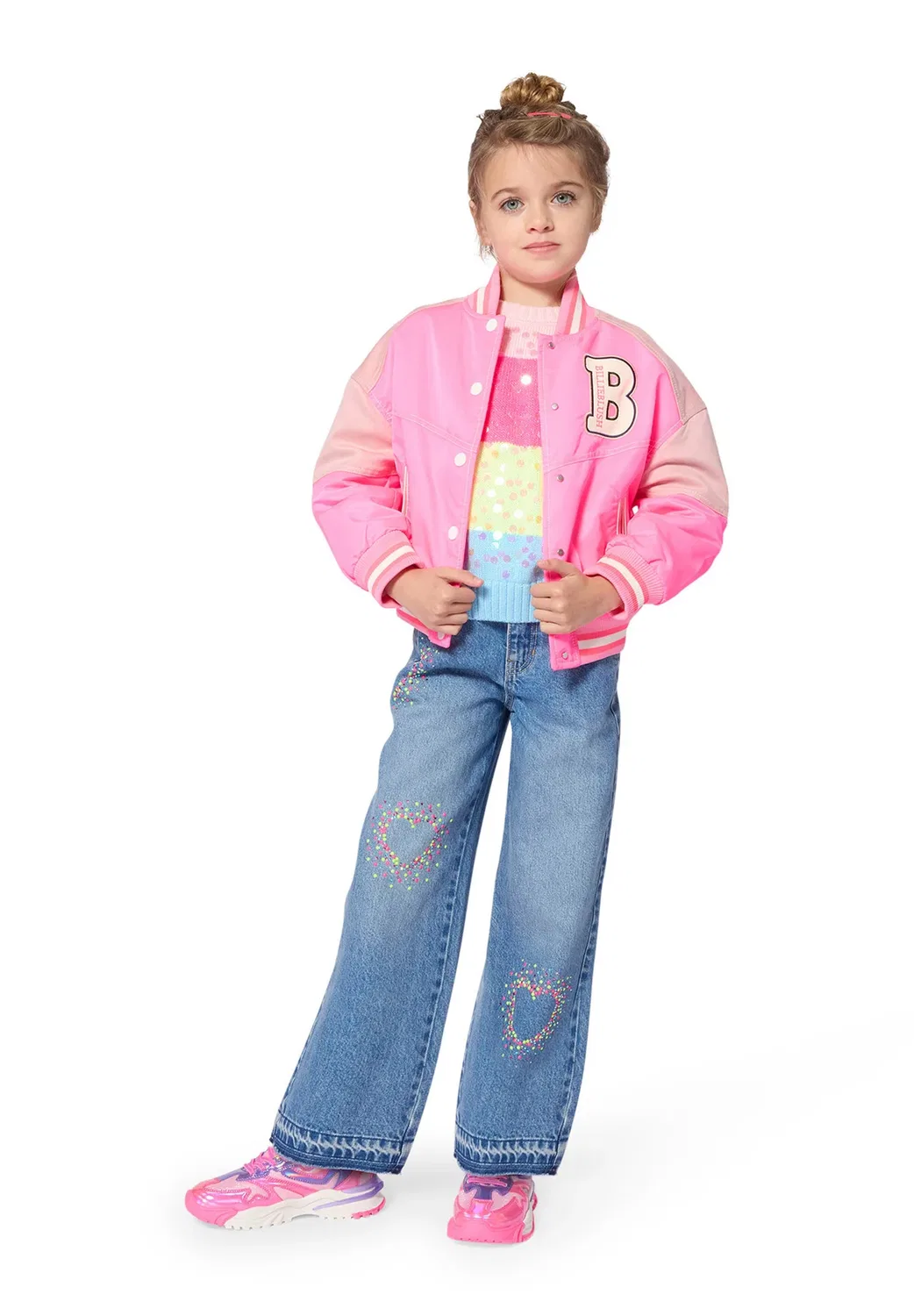 Блузон col montant - бомбер Billieblush, Storm Pink