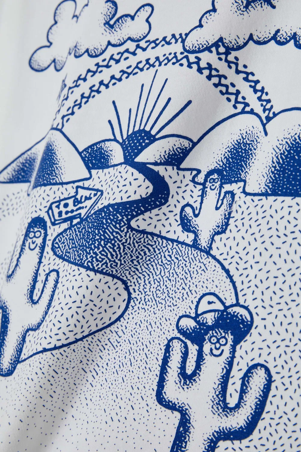 Футболка хлопковая Desert Graphics Stella McCartney — фото 4