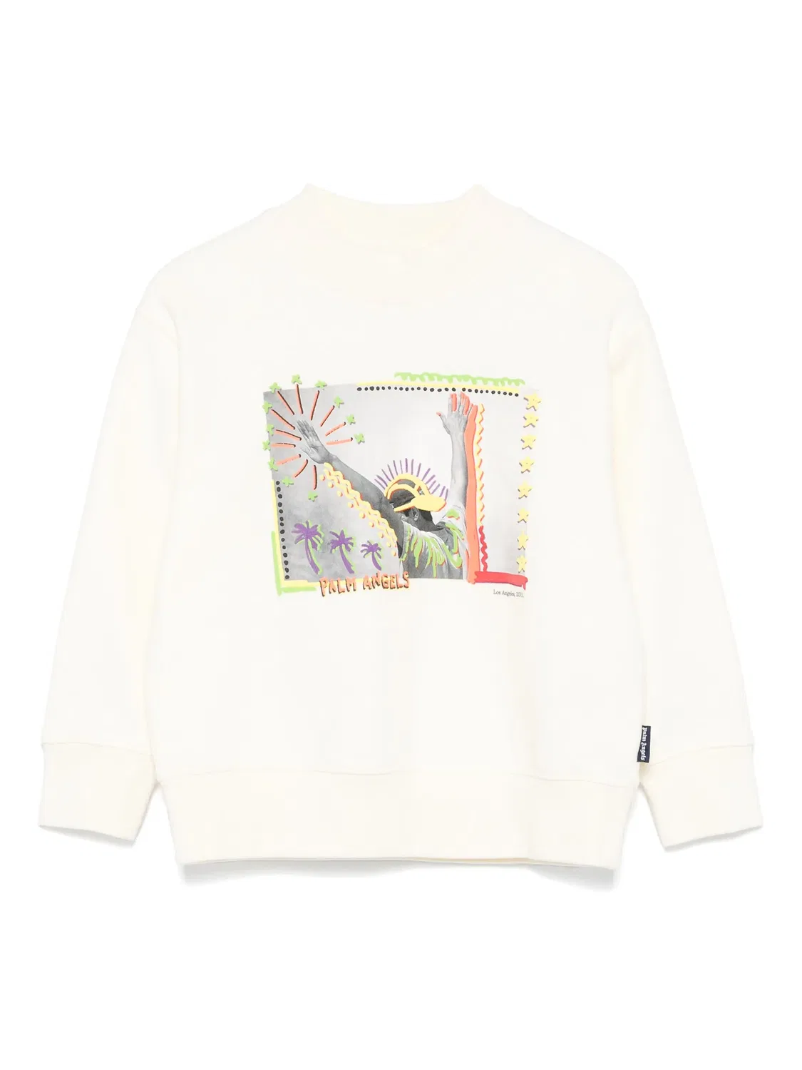 Свитшот с графическим принтом Palm Angels, нейтральные