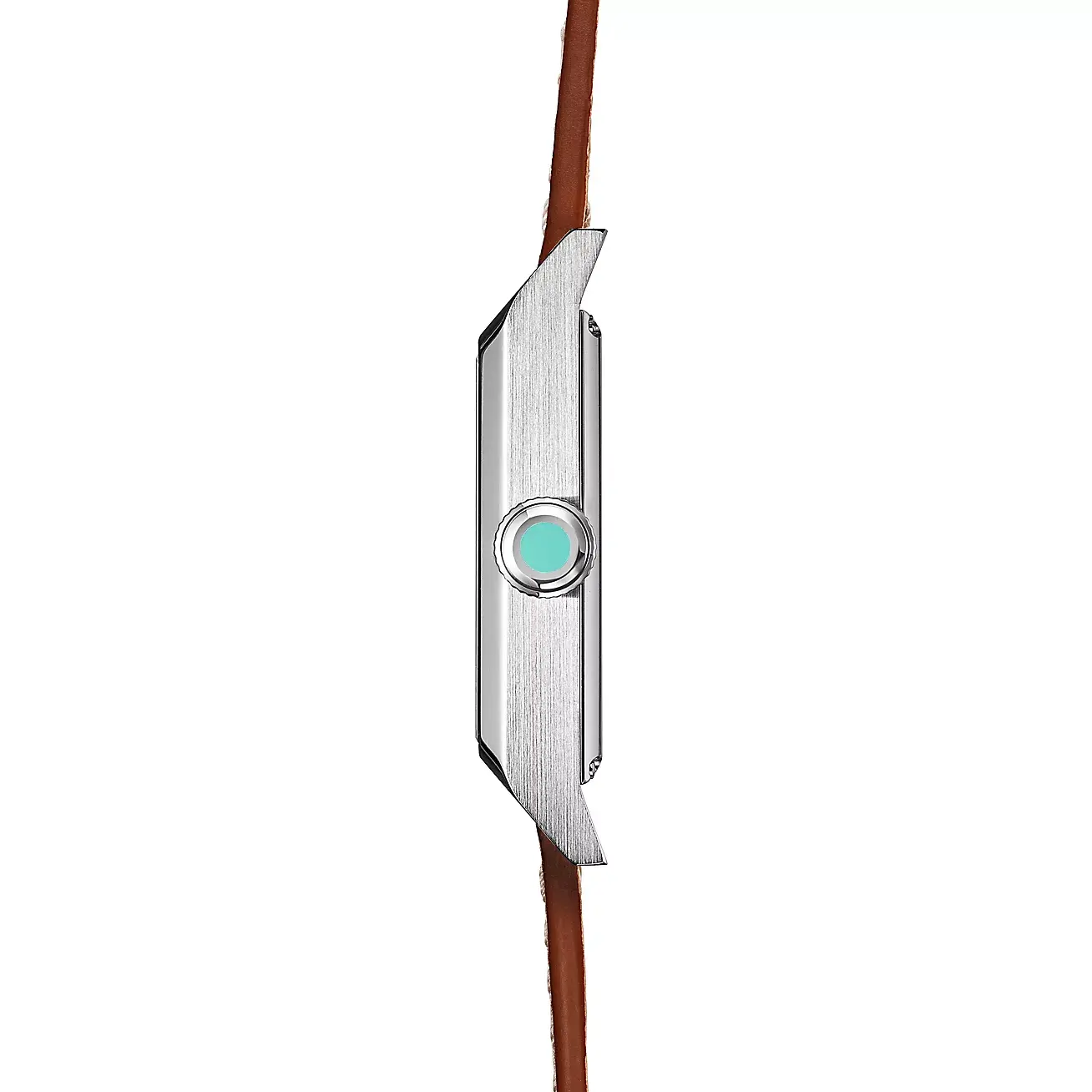 Часы Tiffany & Co. Union Square White Dial , 30 мм, нержавеющая сталь/телячья кожа — фото 2