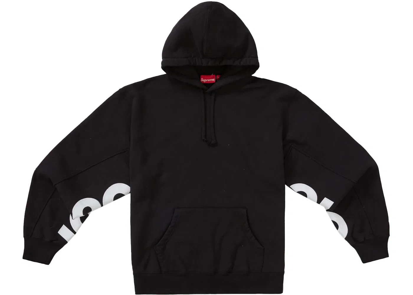 Мужская худи с капюшоном и панельным кроем Supreme, Black — фото 2