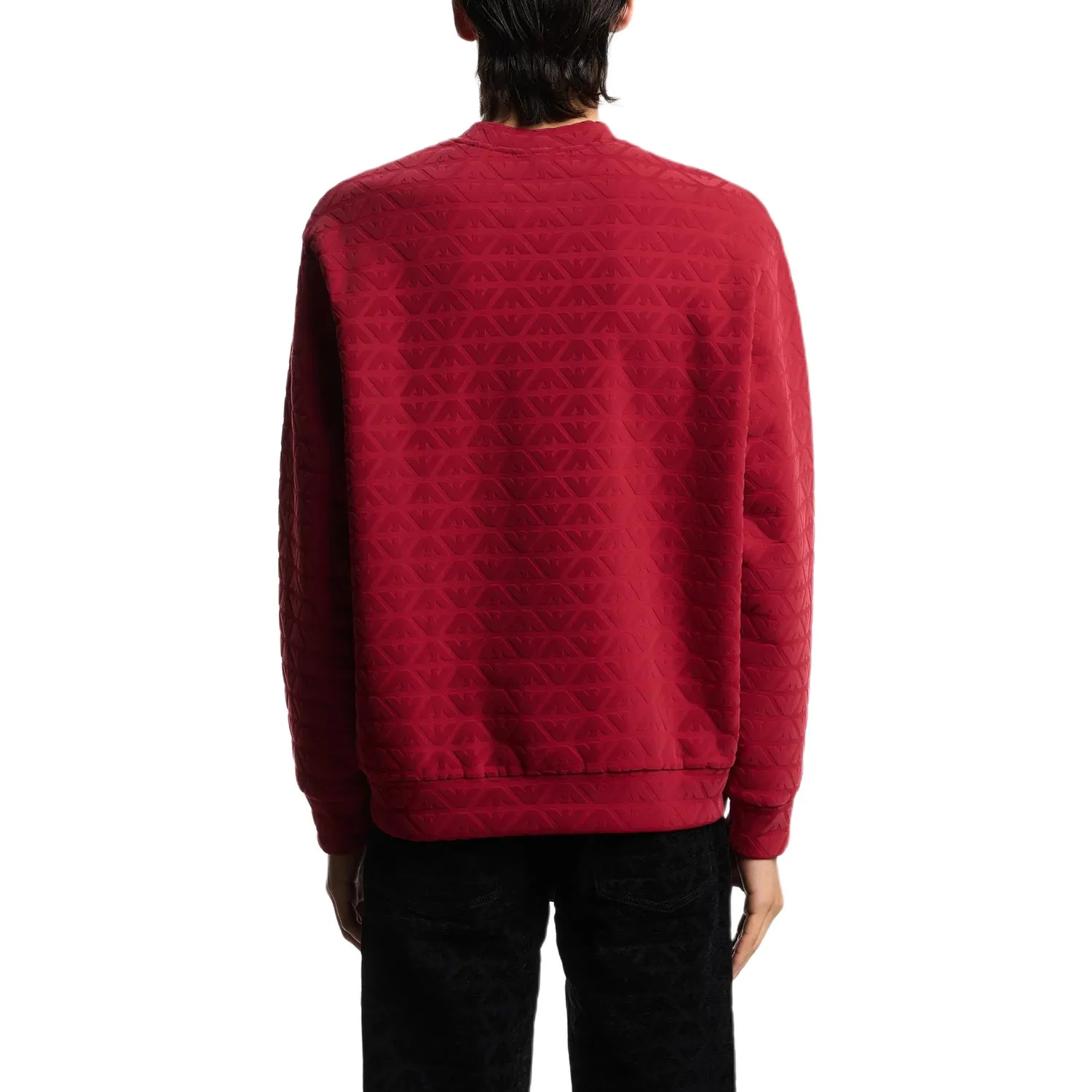 Мужская толстовка SS26 Emporio Armani, Red — фото 4