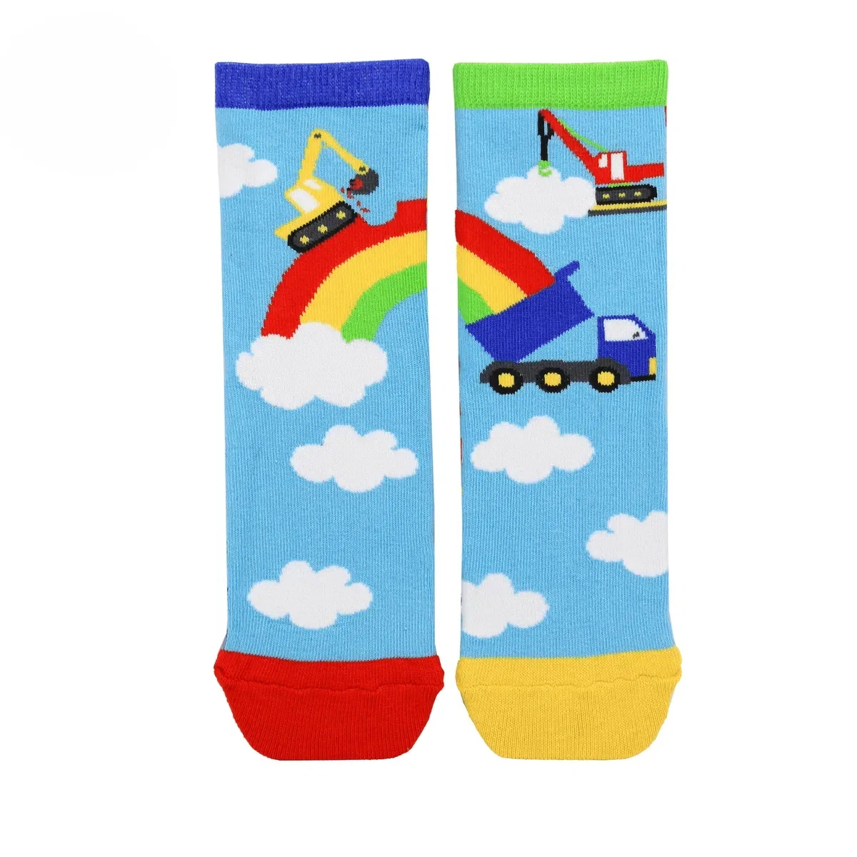 Детские носки с принтом Rainbow Construction United Oddsocks, Multi