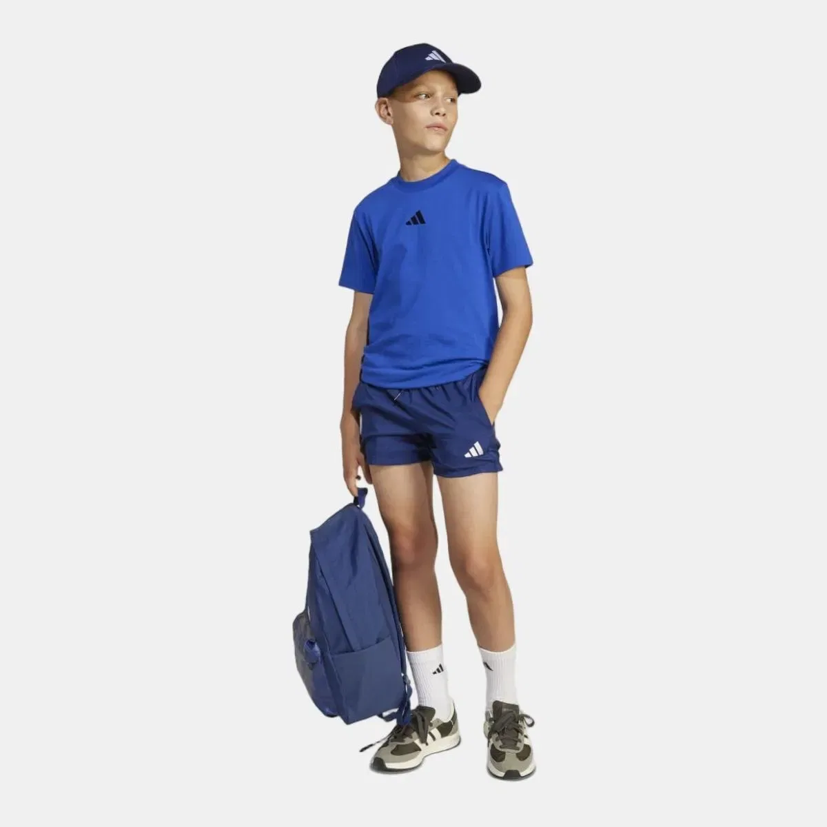 Детские шорты с технологией CLIMACOOL Essentials Adidas, Azul — фото 3