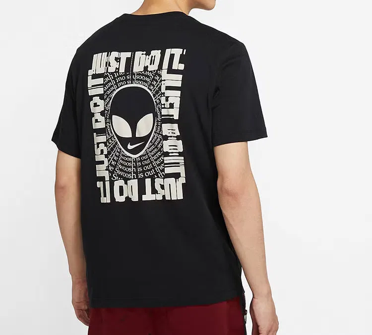 Футболка с принтом Alien Nike, черный — фото 4