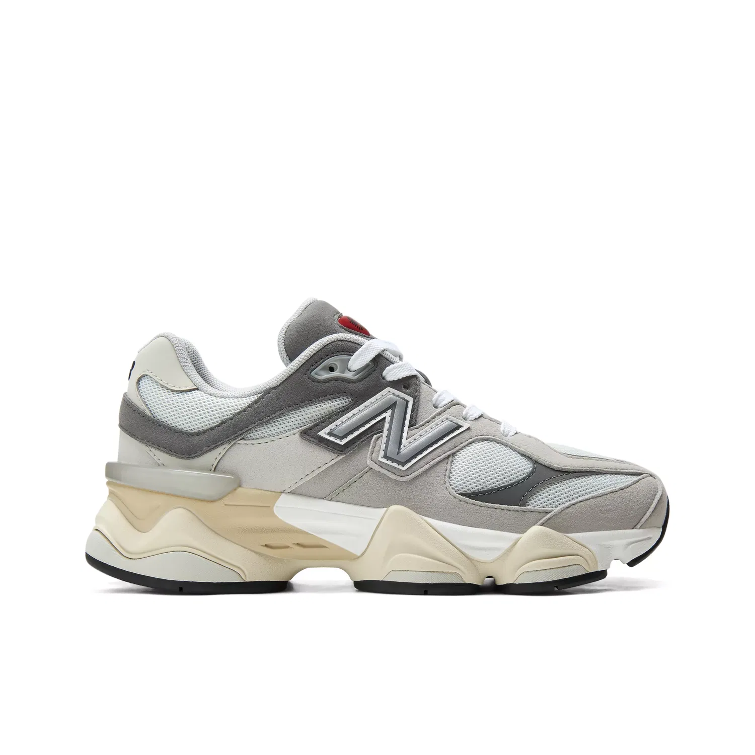 Детские кроссовки на шнуровке New Balance 9060 Lace, Raincloud With Castlerock