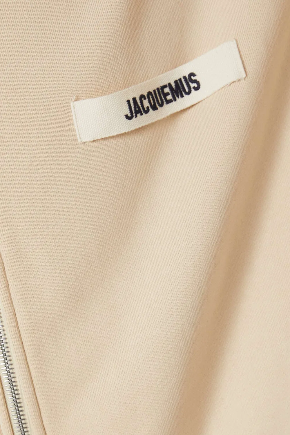 Худи на молнии с логотипом из органического хлопка Jacquemus — фото 4