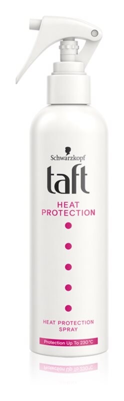 

Защитный спрей для волос, поврежденных частой сушкой феном Schwarzkopf Taft Heat Protection