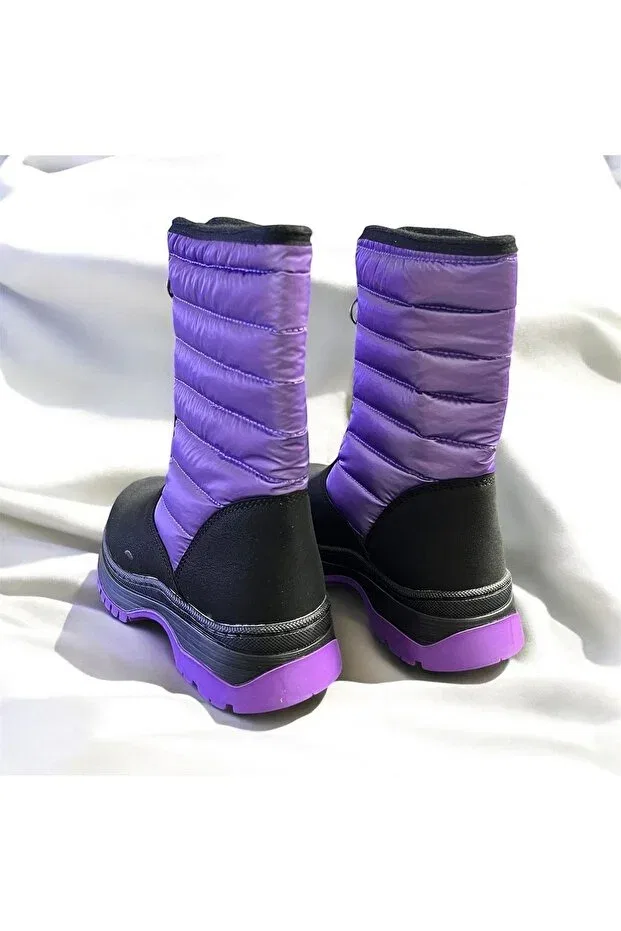 Детские снежные ботинки для девочек водонепроницаемые Pinkchıld, Purple — фото 2