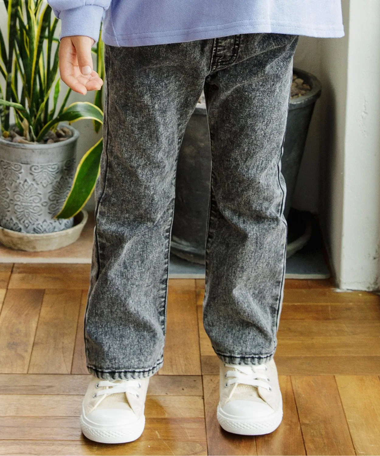 Детские джинсы-клеш из стрейч-денима Chemical Bootcut BREEZE, Black