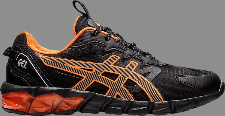 

Кроссовки gel quantum 90 'black shocking orange' Asics, черный