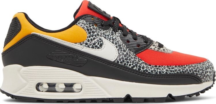 Кроссовки Nike Wmns Air Max 90 SE 'Safari', красный
