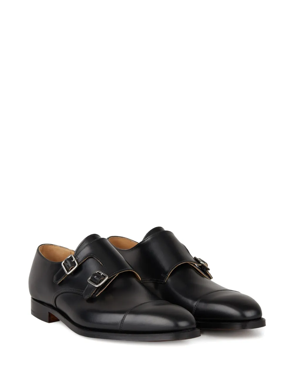 Лоферы с ремешками на пряжках Crockett & Jones, черный — фото 2