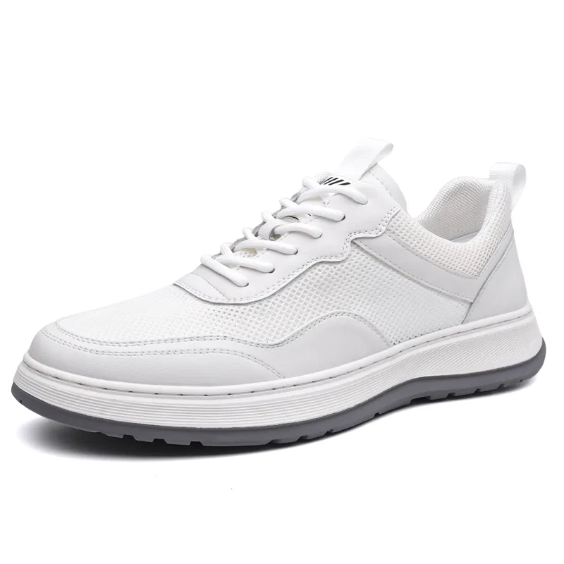 Детские кроссовки для скейтбординга с сетчатым верхом VENICEW, White Mesh