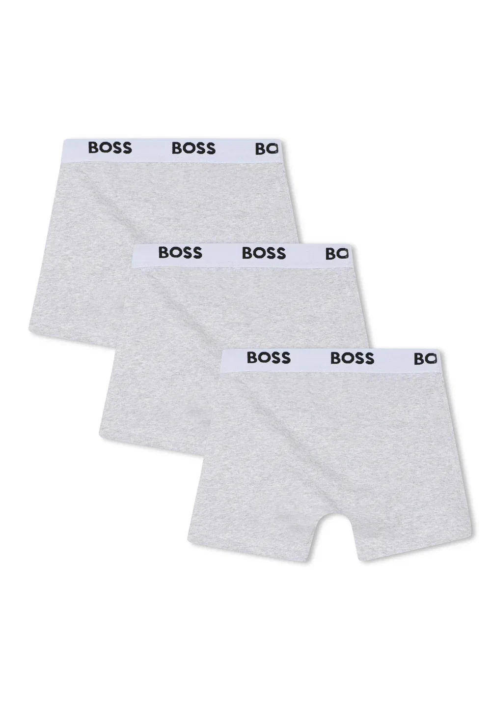 3 шт. - трусы Boss Kidswear, Chine Grey — фото 2