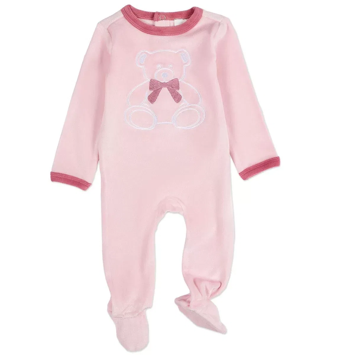 Детское боди-комбинезон с длинным рукавом Teddy Snuggles NEWBORN, Pink
