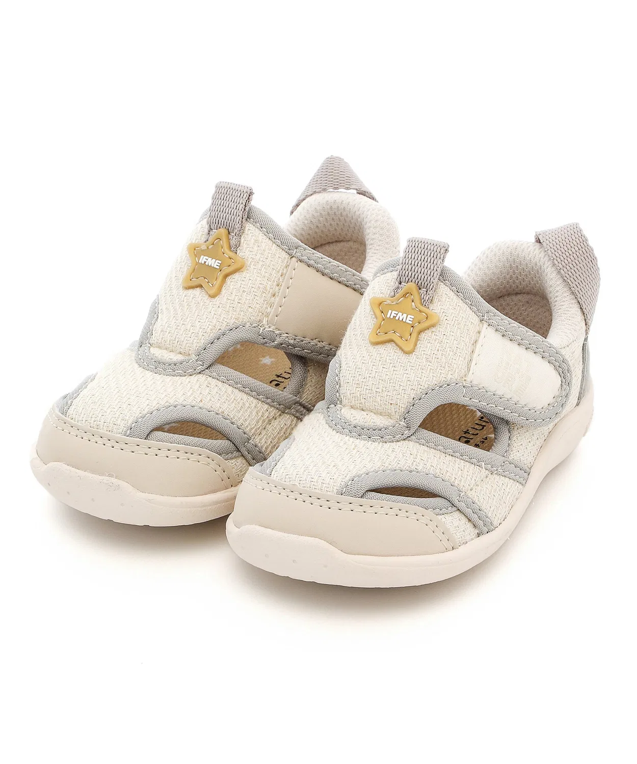 Детские сандалии с блестками IFME patto Summer Shoes, Белый