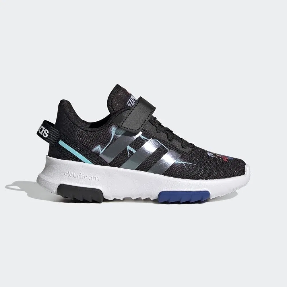 Детские кроссовки для девочек Tensaur Run, Black/Grey/Team Royal Blue — фото 3