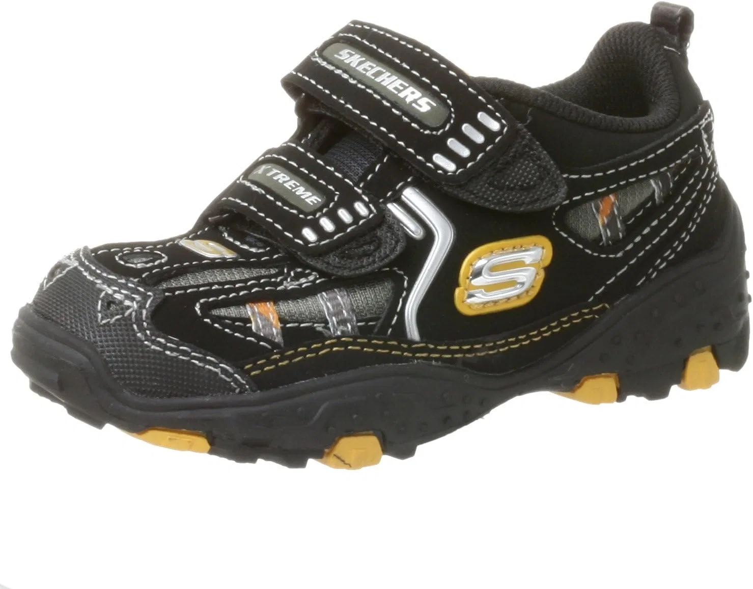 Детские кроссовки для мальчиков с двойным ремешком Annex-Commando Skechers, Black