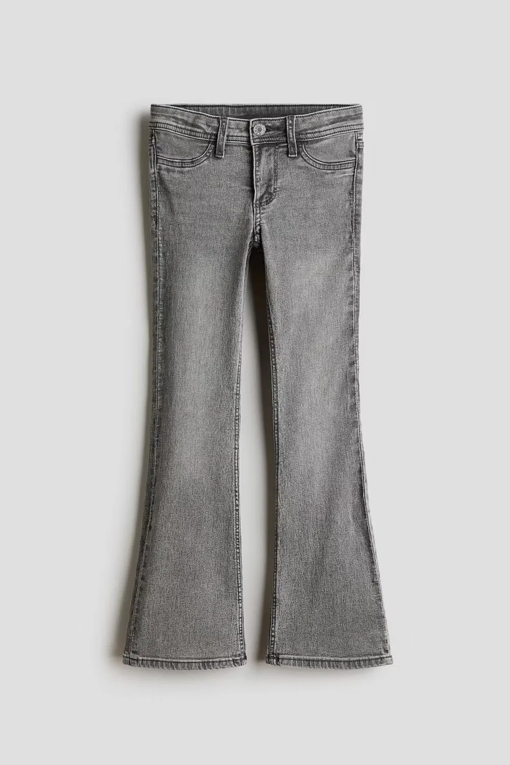 Джинсы-Клеш с низкой посадкой H&M, Denimgrau