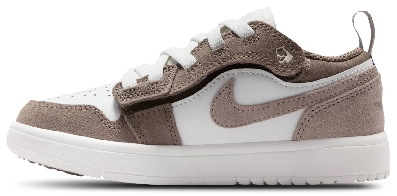 Кроссовки для мальчиков AJ 1 Low Jordan, цвет Olive Grey/Summit White/Enigma Stone — фото 2