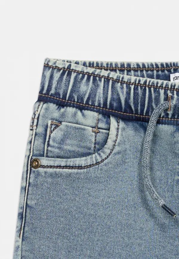 Джинсы деним Regular fit sweat - straight leg jeans Name It blue denim, синий — фото 4