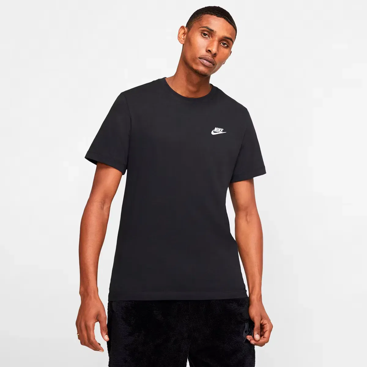 Мужская футболка хлопковая Nike, Negro