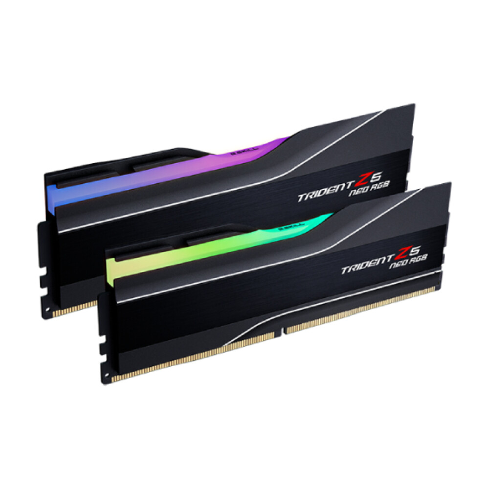 Оперативная память G.SKILL Trident Z5 NEO RGB, 64 Гб DDR5 (2x32 Гб), 6000 МГц, CL32, F5-6000J3238G32GX2-TZ5NR, черный — фото 2