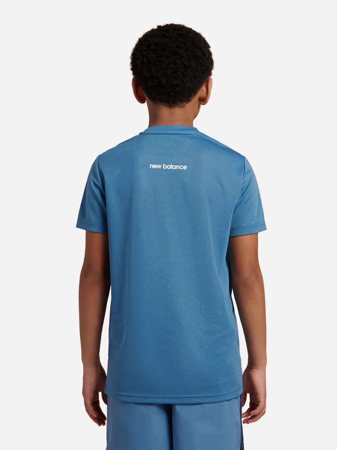 Футболка New Balance Athletics, синяя — фото 3