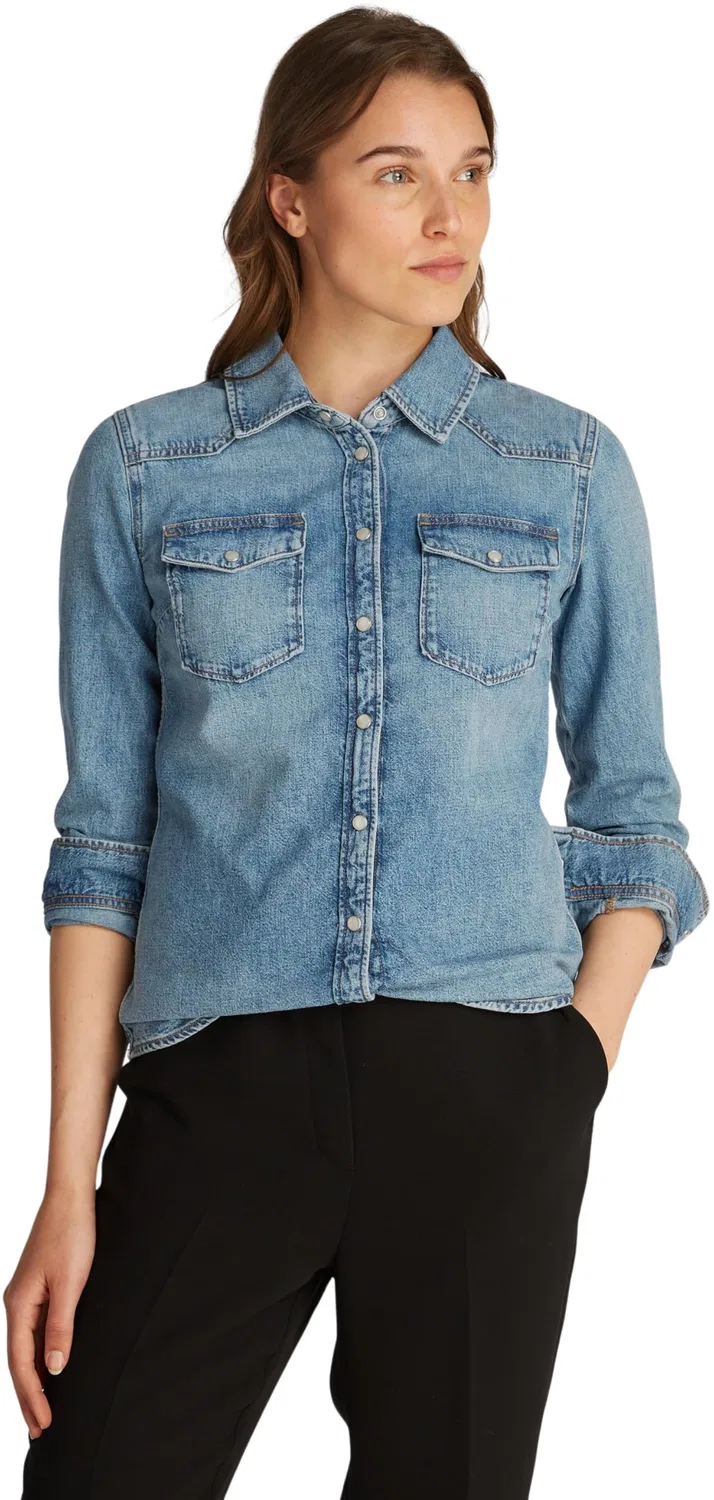 Женская рубашка из хлопка Sam Cotton Tommy Hilfiger, Denim (Sam)