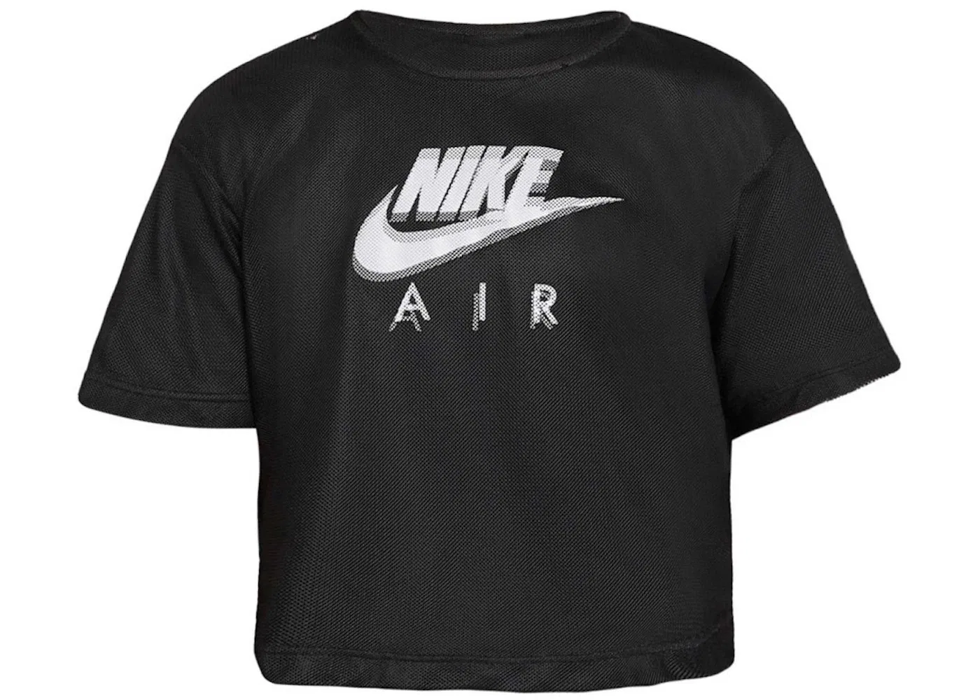 Женская футболка с сетчатой вставкой Nike T-shirt, Черный