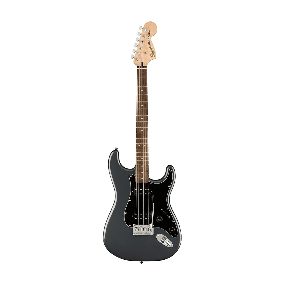 

Электрогитара Squier Affinity HH Stratocaster, угольно-морозный металлик