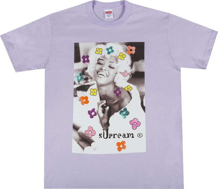 

Футболка Supreme Naomi Tee 'Light Purple', фиолетовый