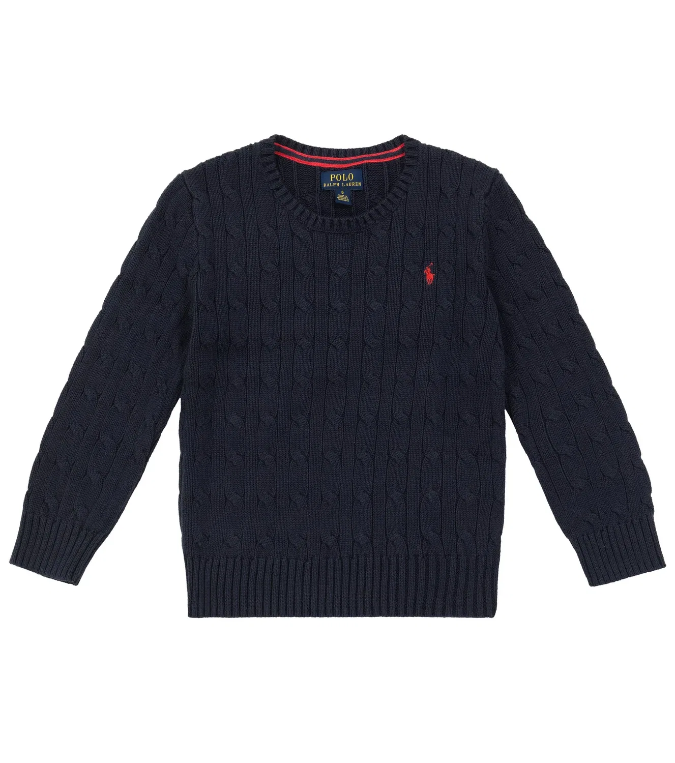 Свитер крупной вязки Polo Ralph Lauren Kids, синий