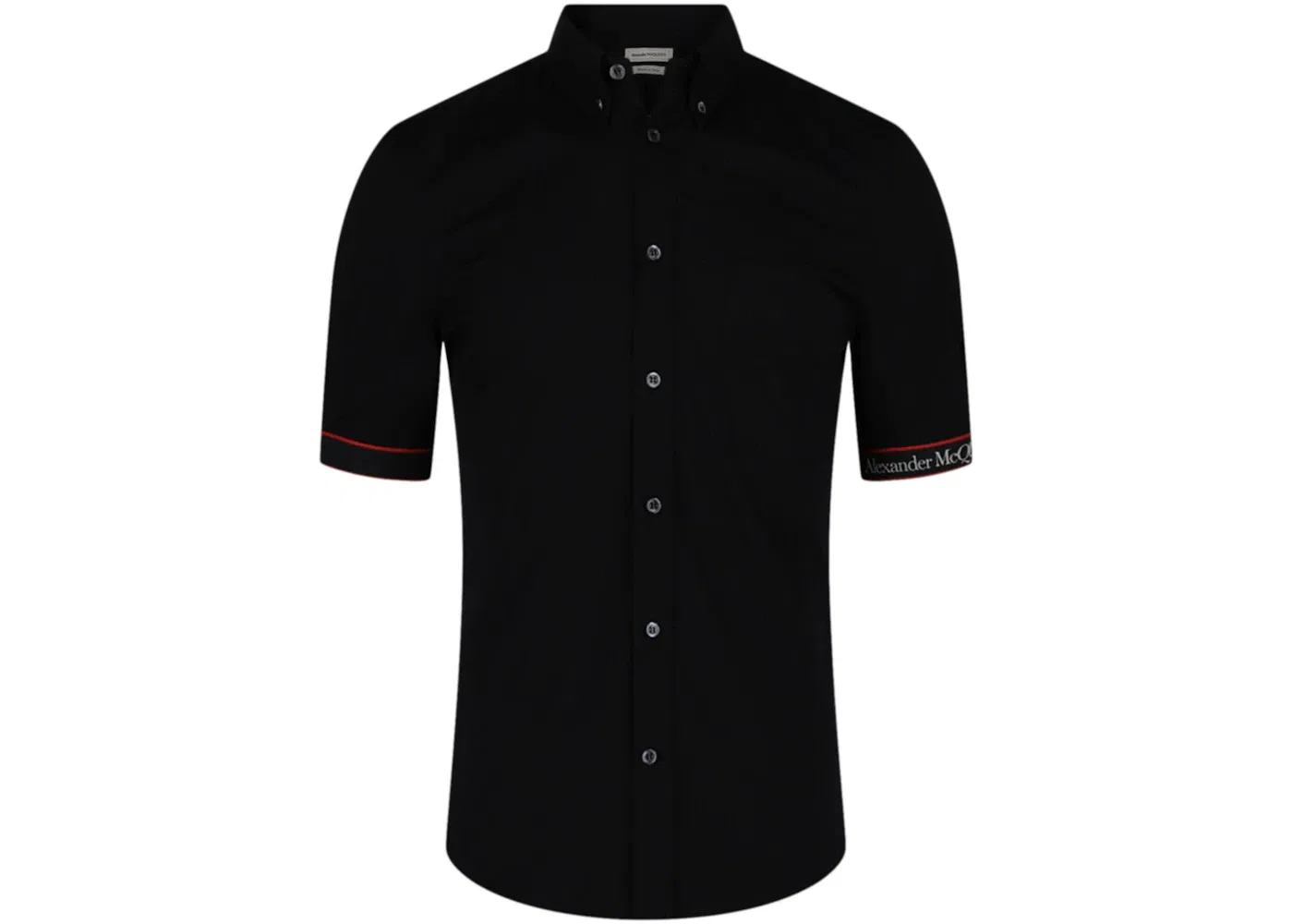 Мужская рубашка с длинным рукавом Button-Up Shirt Alexander McQueen, Black