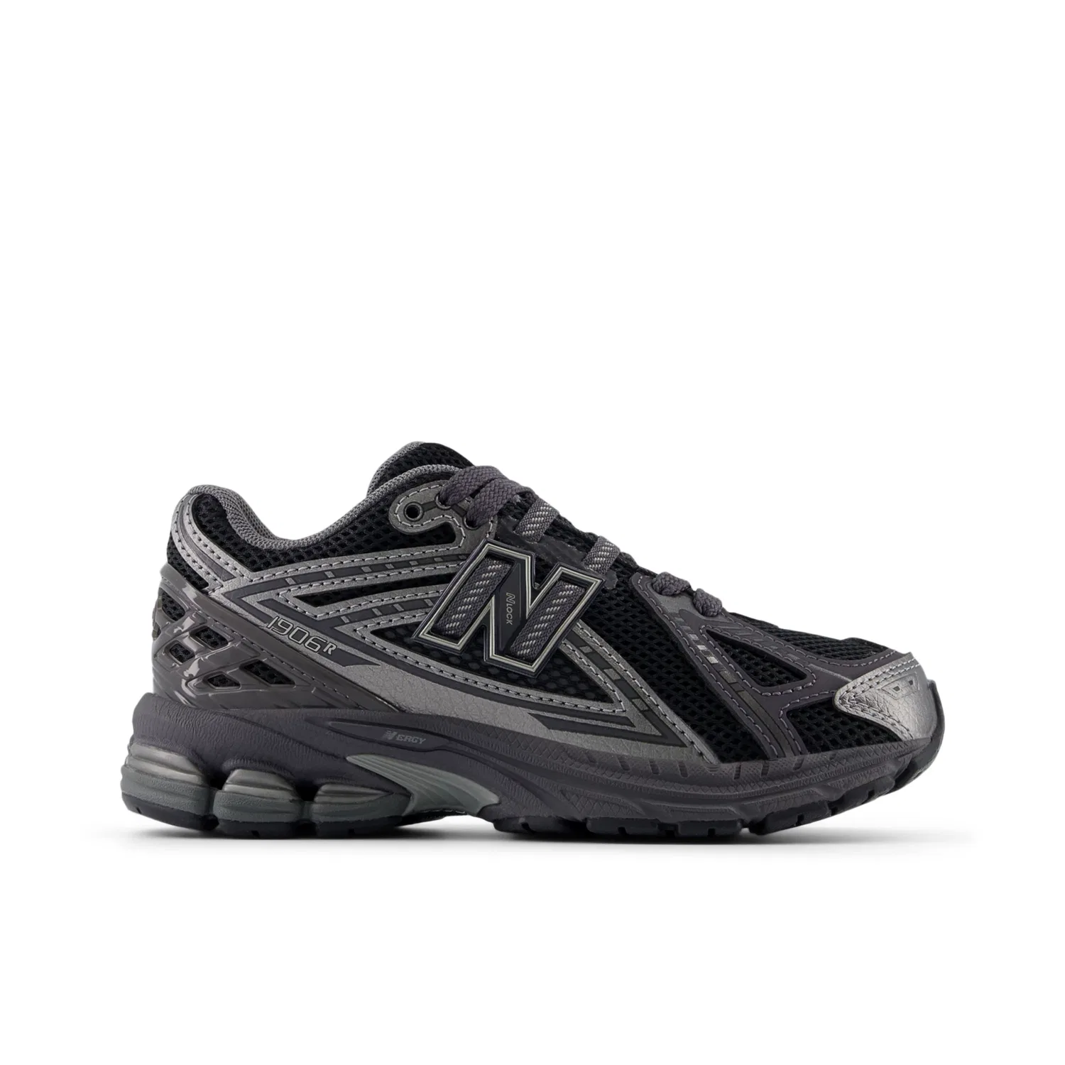Детские кроссовки с шнуровкой 1906 Lace New Balance, Phantom With Silver Metallic