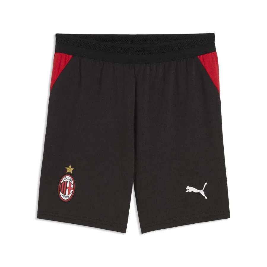 Спортивные брюки PUMA Regular Workout Pants 'AC Milan 26/27' черного цвета