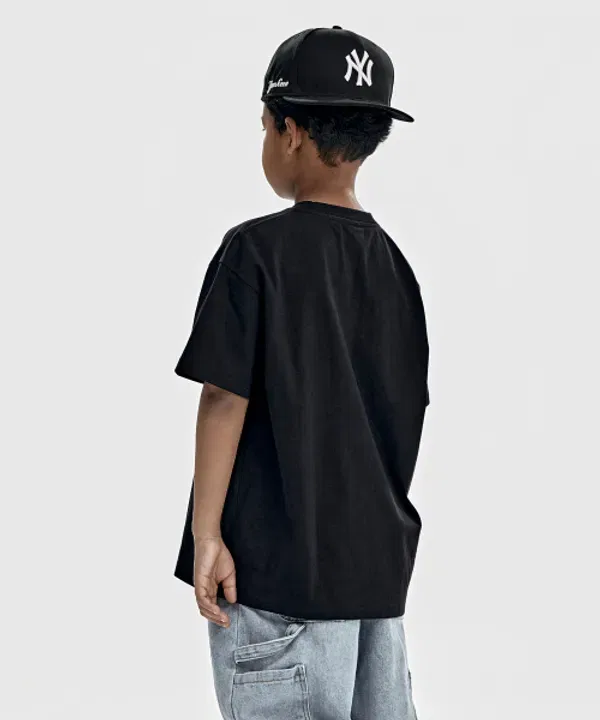 Футболка с принтом Giant Fit, Takeasy Kids, черный — фото 4