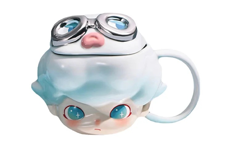 

Кружка Pop Mart DIMOO Flying fish cup 330 мл, синий