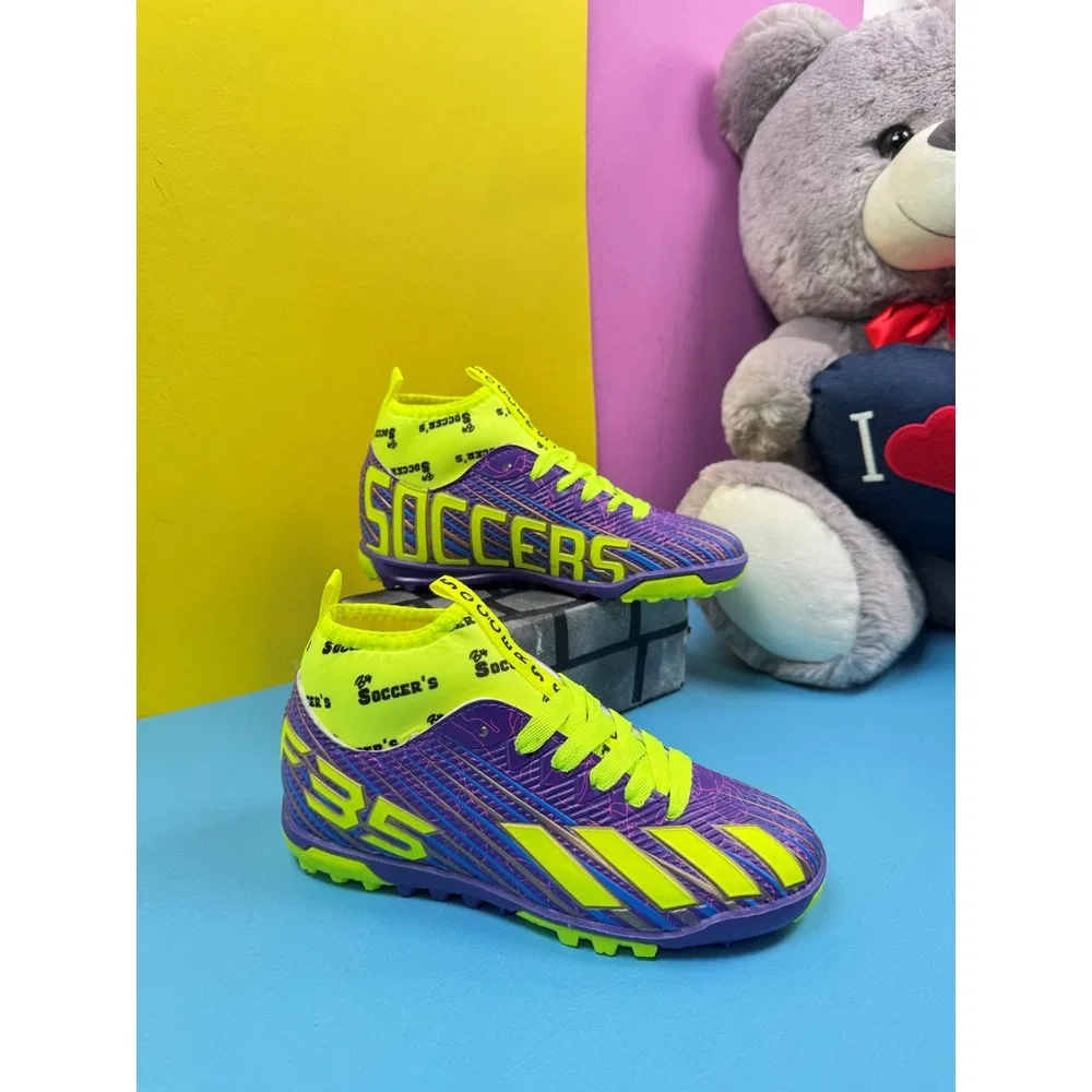 Детские футбольные бутсы для мальчиков без шипов с носком F35HS İmershoes — фото 2