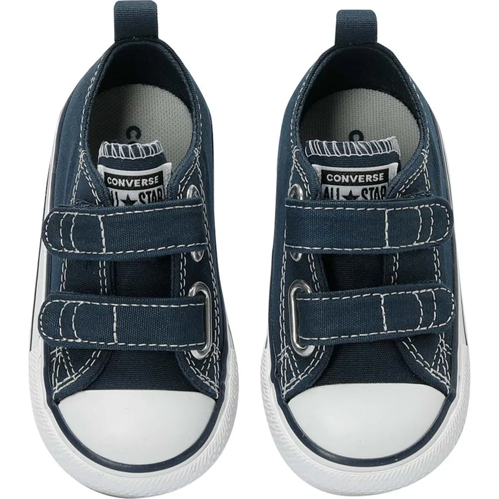Детские кроссовки Converse с застежкой Chuck Taylor All Star Hoop and Loop, Синий — фото 4