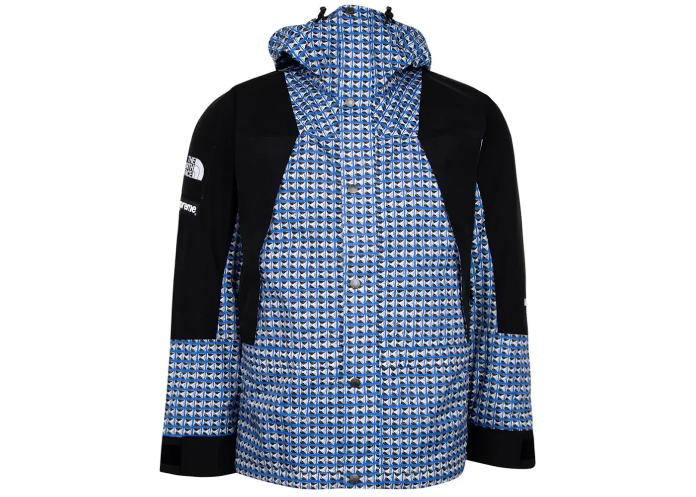 Мужская куртка с принтом Supreme The North Face Studded Mountain Light Jacket, Royal