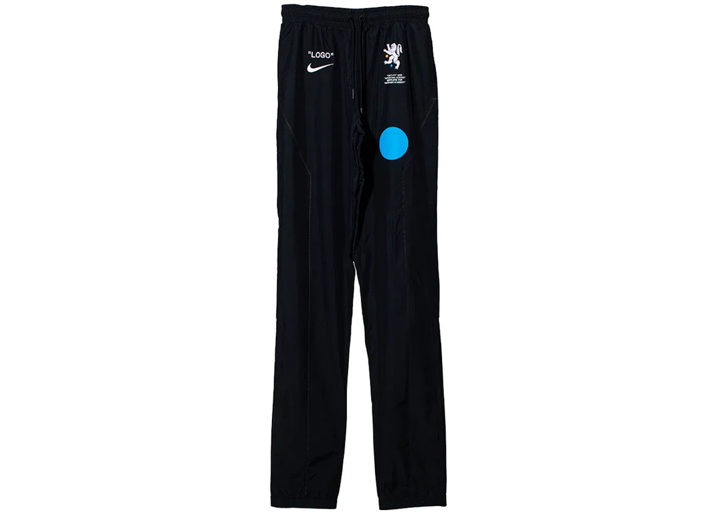 Мужские спортивные брюки с логотипом Nike и OFF-WHITE, модель Mercurial NRG X FB Pant Nike, Black