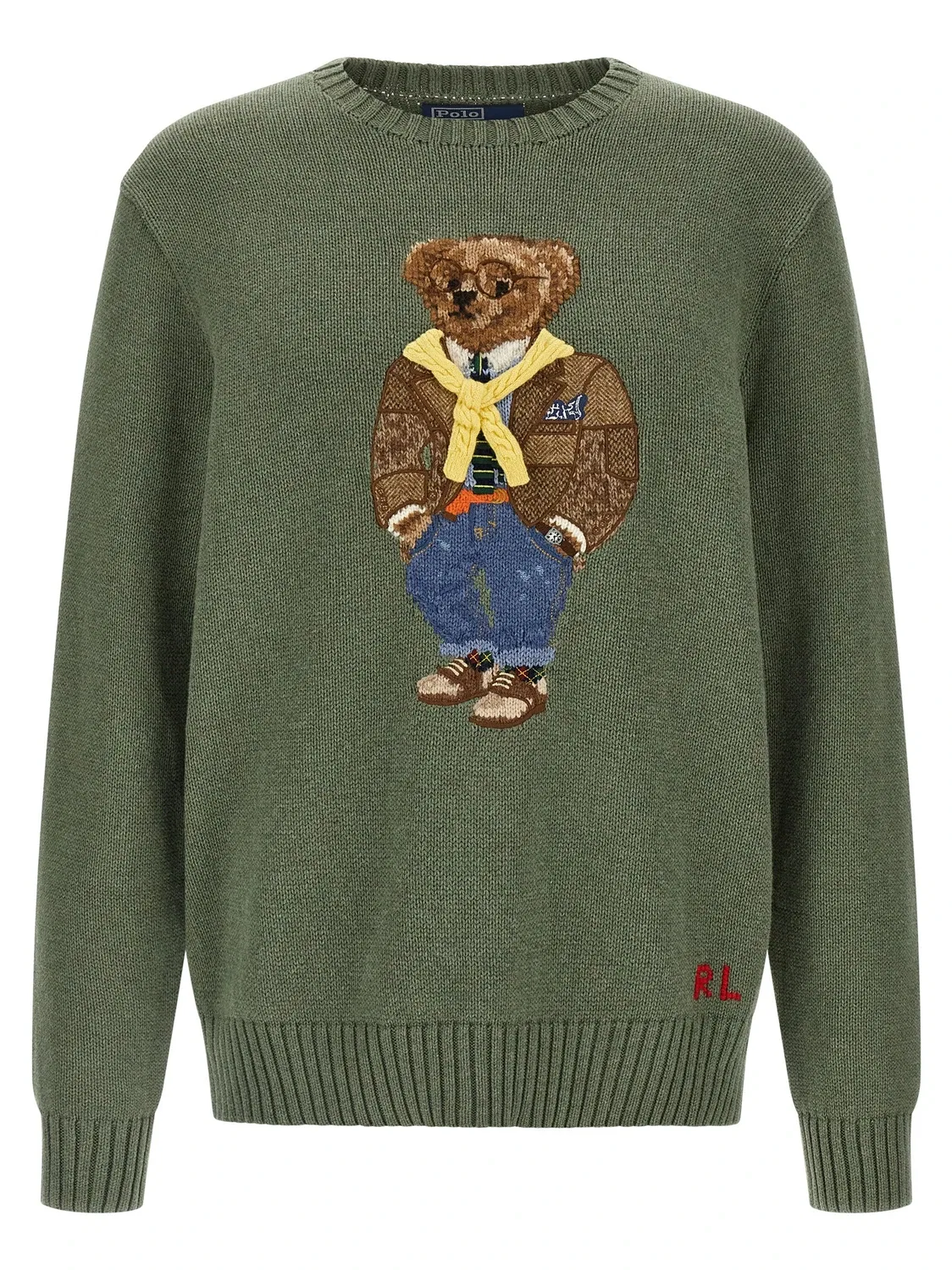 Свитер «Polo Bear» POLO RALPH LAUREN, зеленый