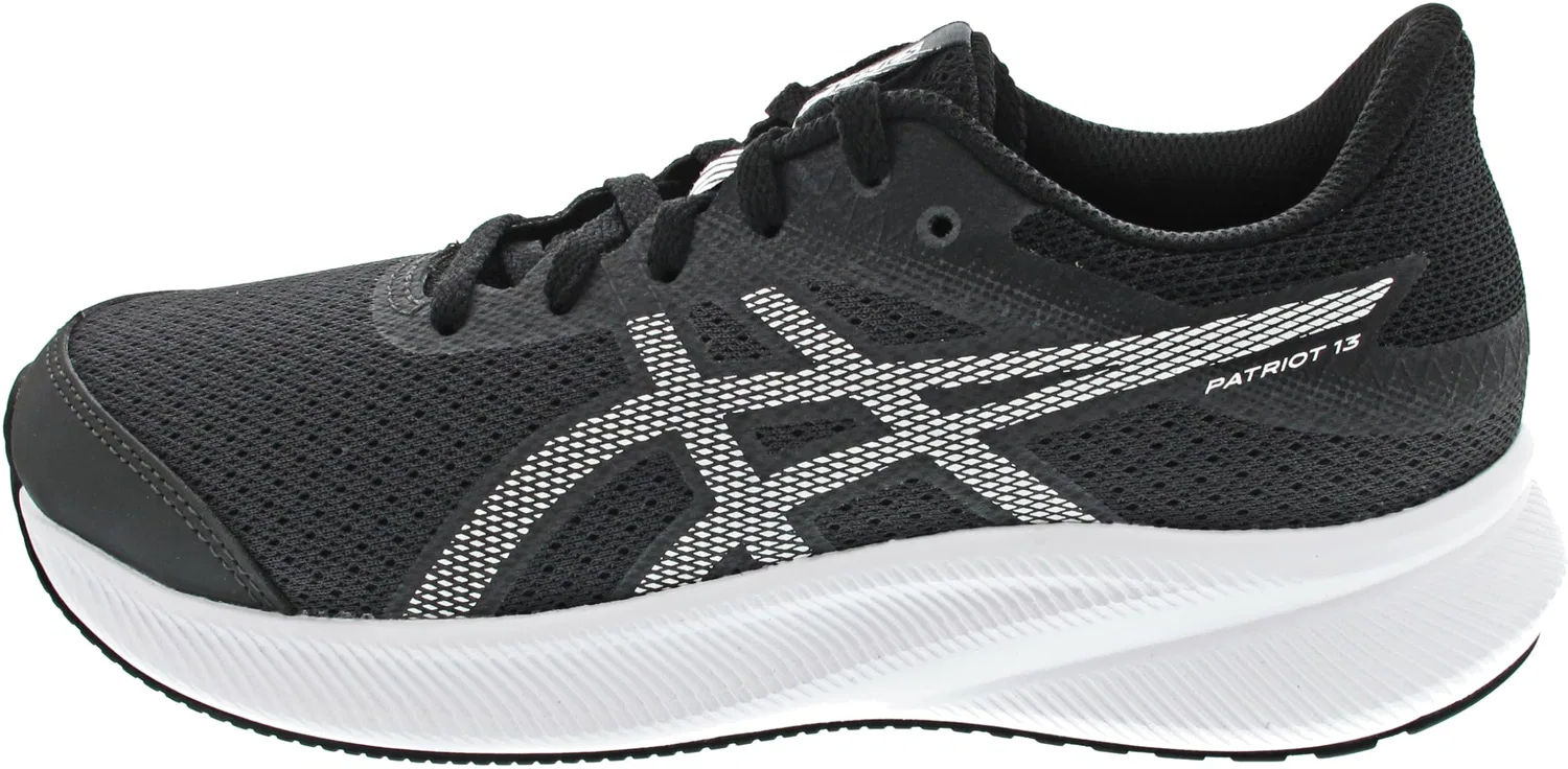 Детские кроссовки для мальчиков с повседневной амортизацией Patriot 13 Gs ASICS, Graphite Grey White