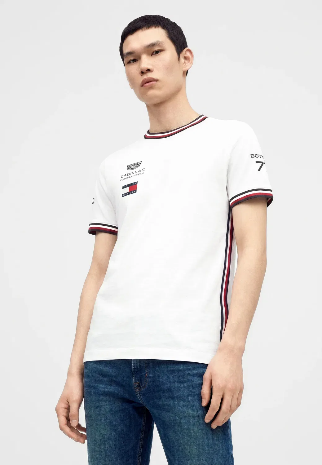 Футболка-Реплика Cadillac x F1 Bottas - футболка с принтом Tommy Hilfiger, White — фото 4