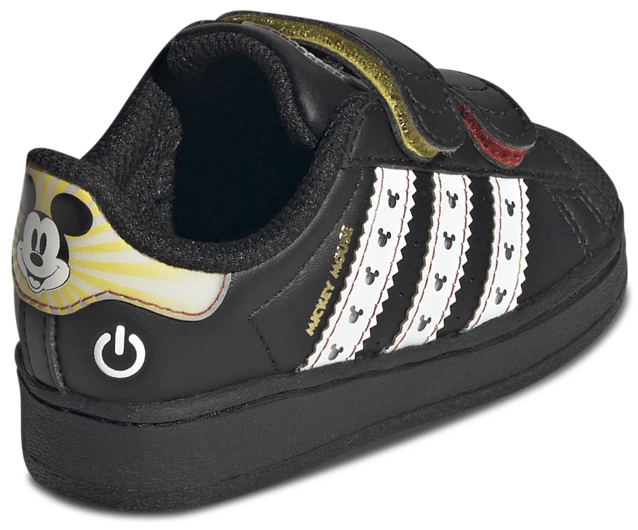 Кроссовки для мальчиков Superstar LED Lights Adidas, цвет Multi/White/Black — фото 3