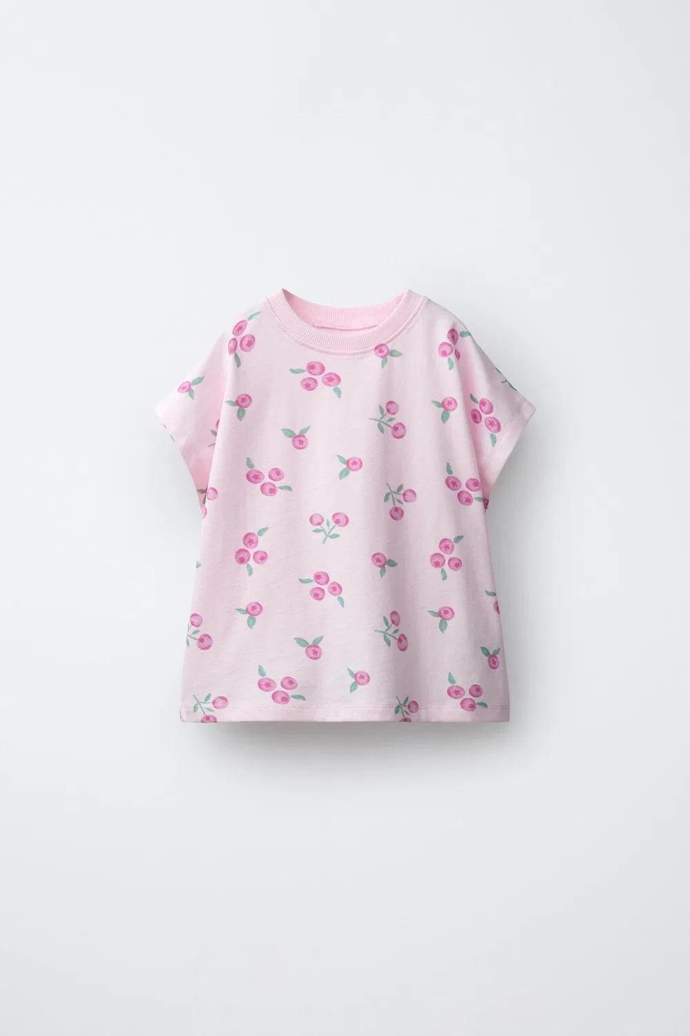 Пижама с вишневым принтом, 1,5-6 лет ZARA, Pink — фото 2