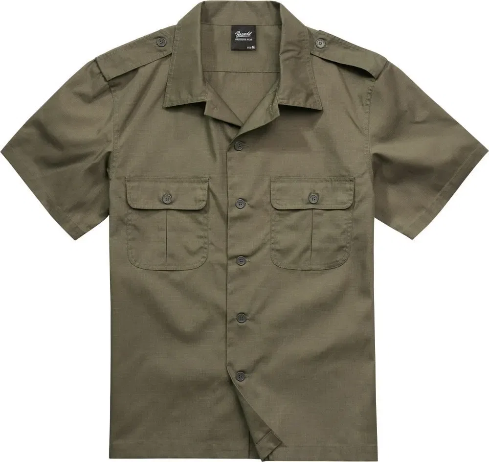 Мужская рубашка из рипстоп Brandit, Green