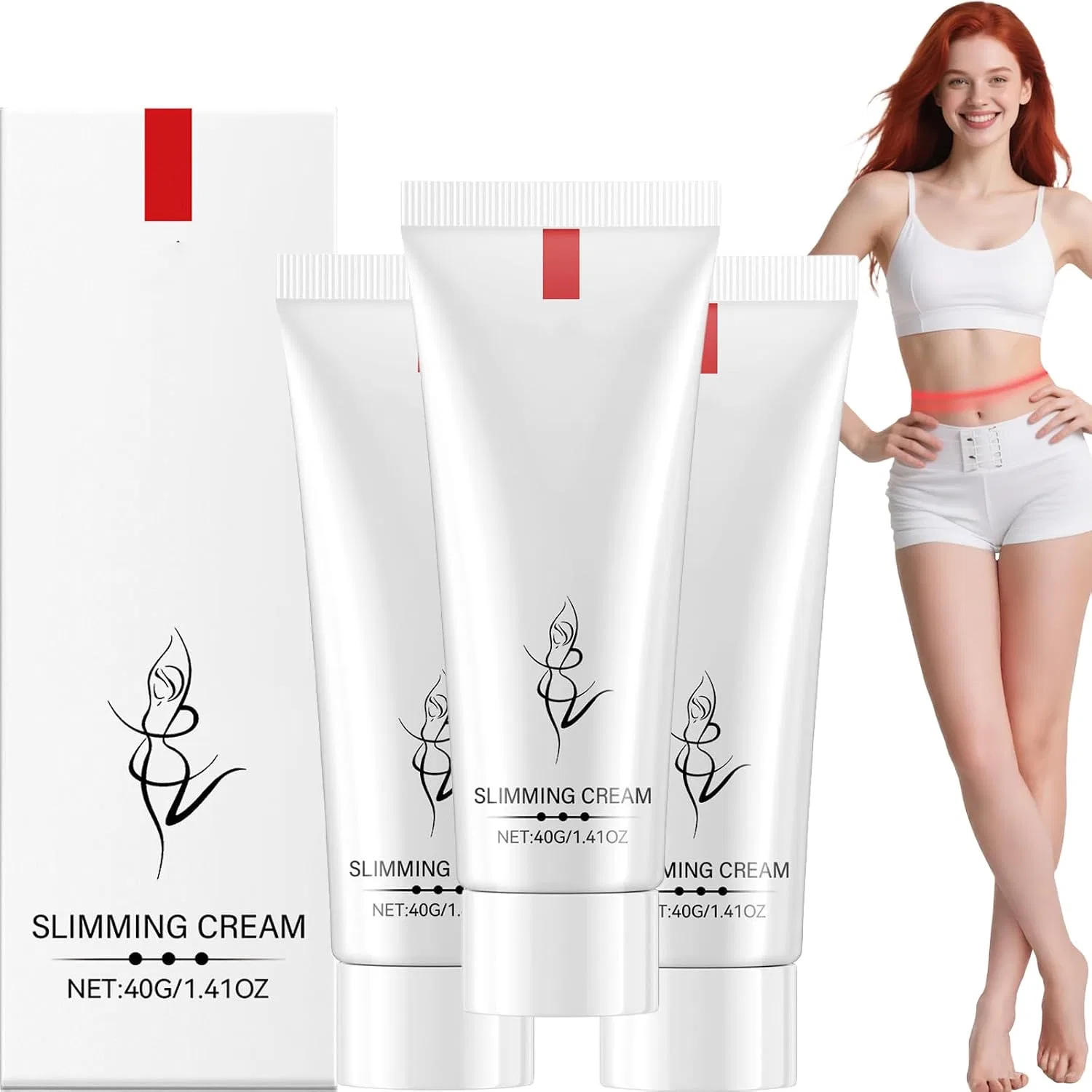 Крем для тела моделирующий, Raevior, 3 шт, 40 г